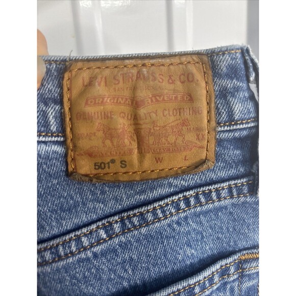 Vintage Big E Levi’s 501 S Skinny Buttonfly Size 25/30 - Picture 4 of 9